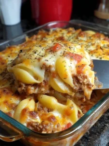 Cheesy Beef and Potato Casserole