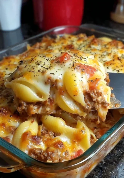 Cheesy Beef and Potato Casserole