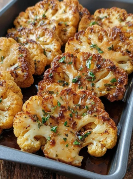 Cheesy Cauliflower Steaks
