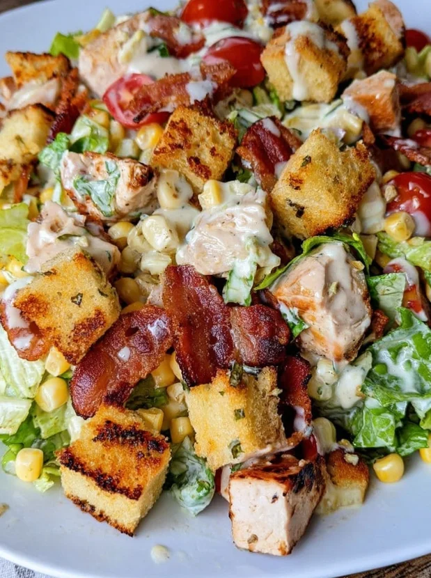 Chicken Bacon Ranch Salad