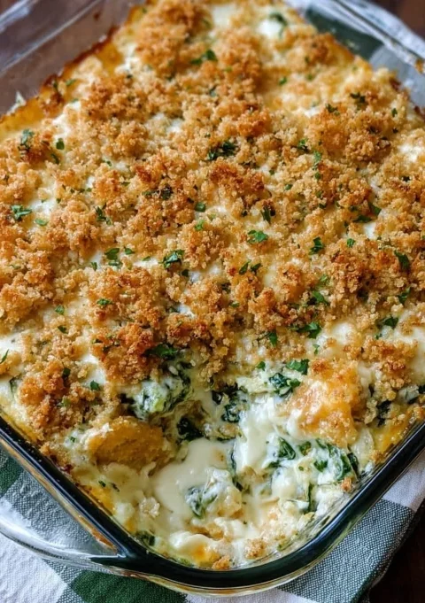 Chicken Caesar Casserole