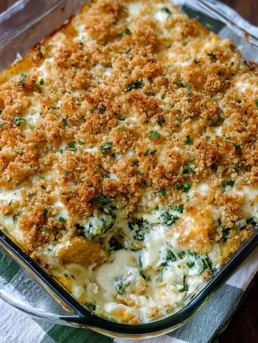 Chicken Caesar Casserole
