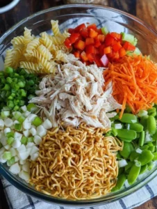Chinese Chicken Pasta Salad