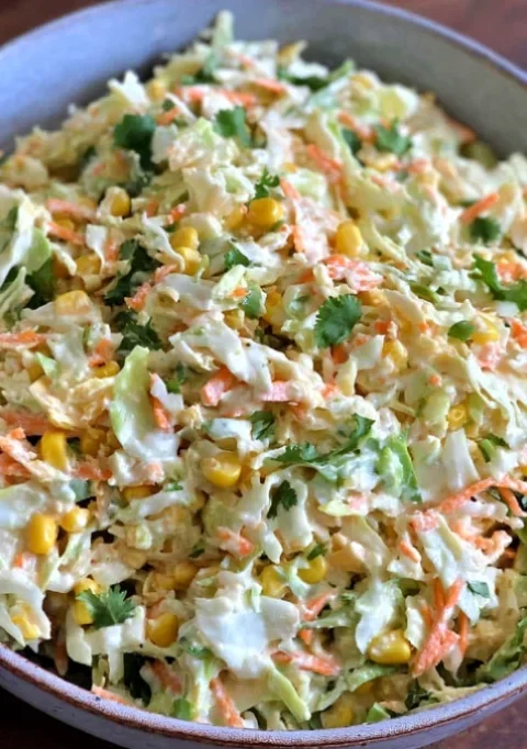 Corn and Crab Slaw