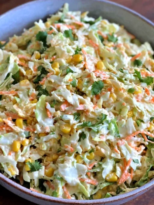 Corn and Crab Slaw