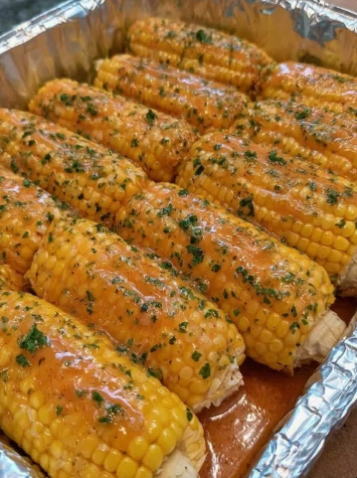 Corn on the Cob with Sauce