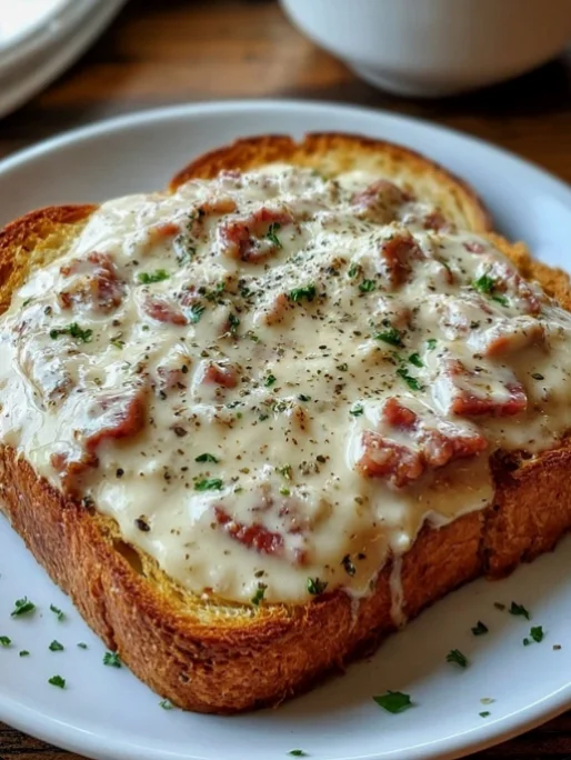 Creamed Chipped Beef on Toast