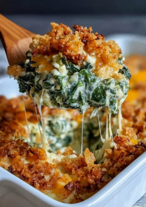 Creamed Spinach Casserole