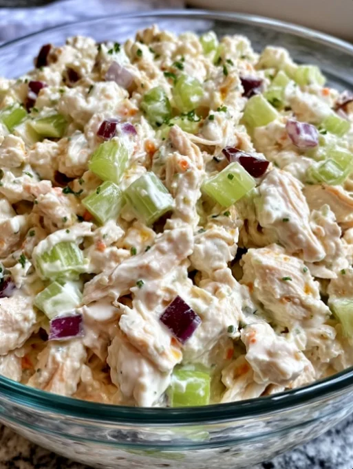 Creamy Cottage Cheese Chicken Salad