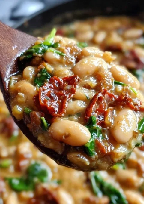 Creamy White Bean and Spinach Stew