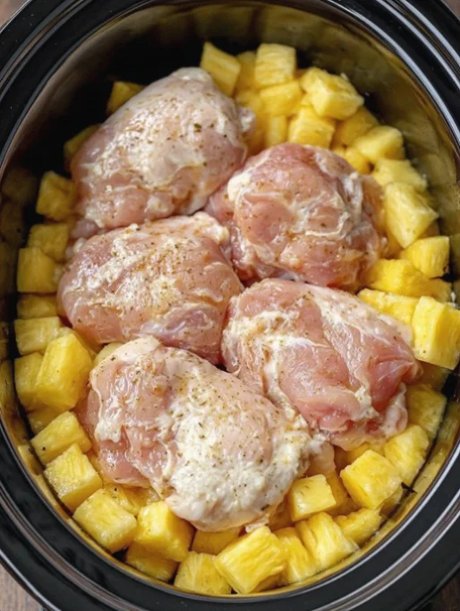 Crockpot Chicken with Pineapple