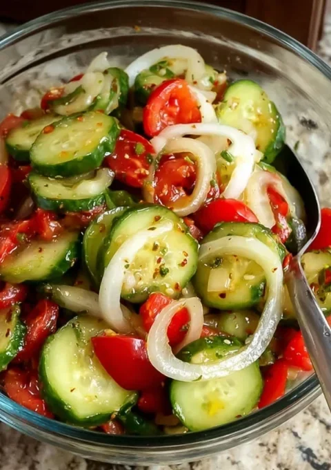 Cucumber and Tomato Salad