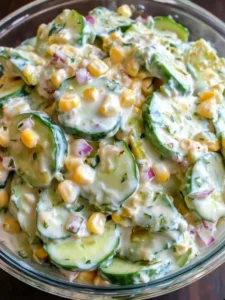 Cucumber Corn Salad