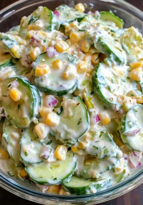 Cucumber Corn Salad