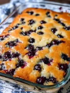 Easy Blueberry Cobbler