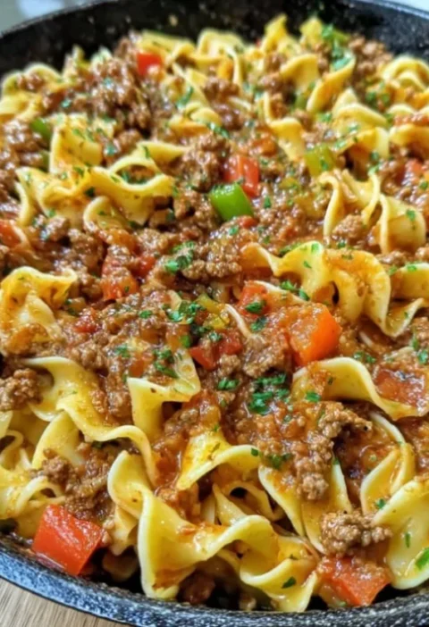 Easy Italian Drunken Noodles