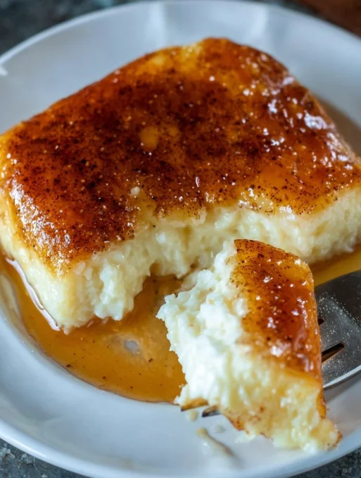 Flan or custard dessert
