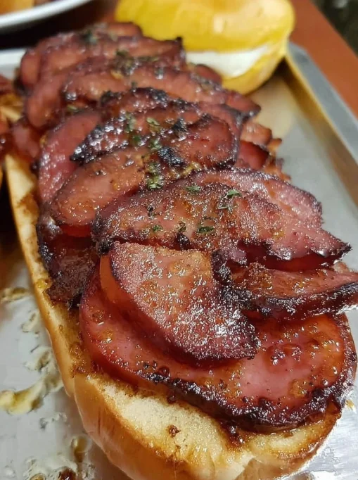 Fried Bologna Sandwich