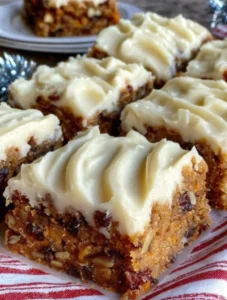 Frosted Oatmeal Cookie Bars