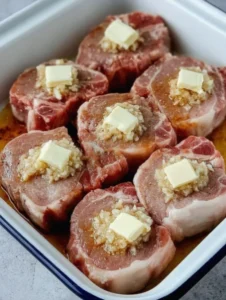 Garlic Butter Baked Pork Chops Recipe