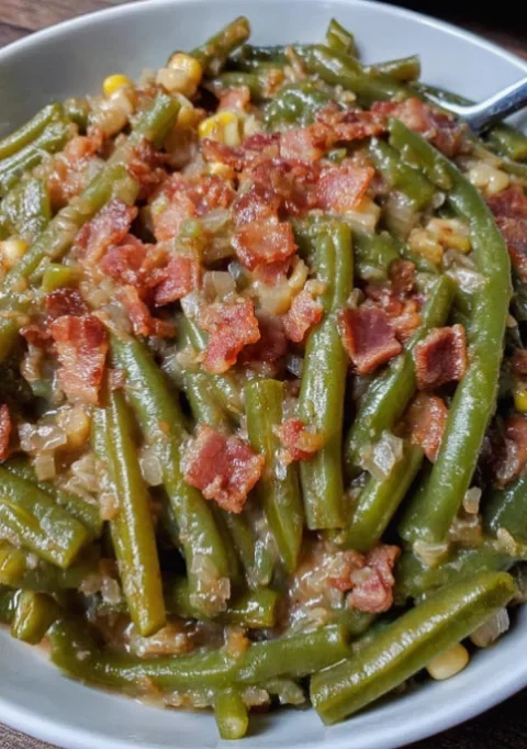 Green Beans with Bacon