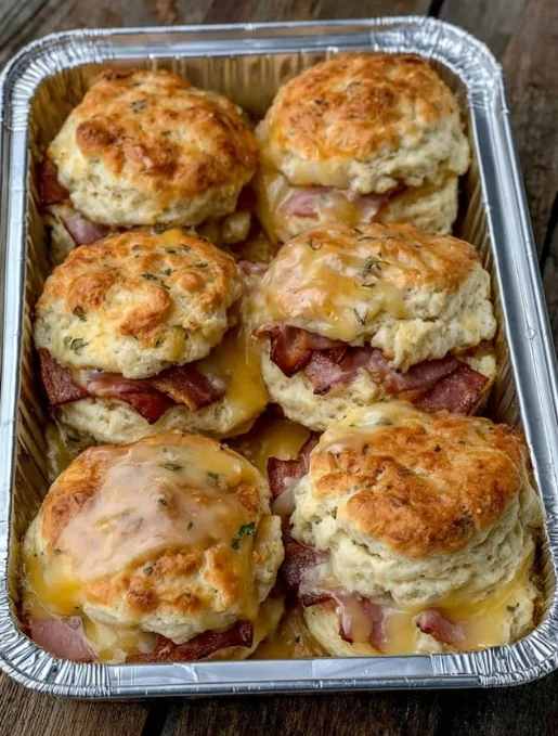 Ham and Cheese Biscuits