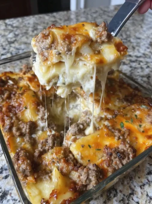 Hamburger Potato Casserole