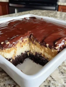 NO-BAKE CHOCOLATE ECLAIR CAKE