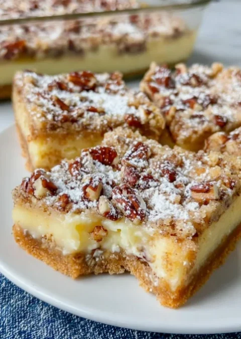Pecan Cheesecake Bars