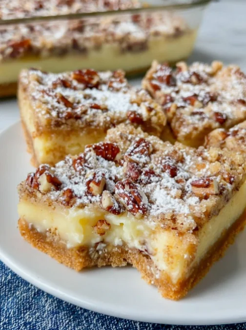 Pecan Cheesecake Bars