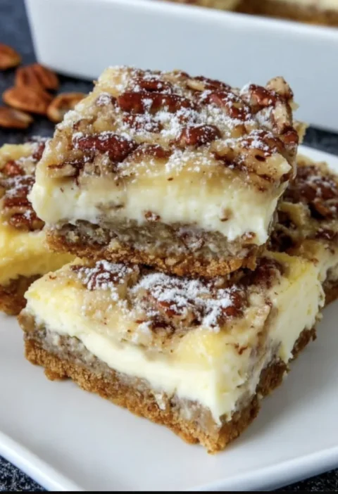 pecan cheesecake bars