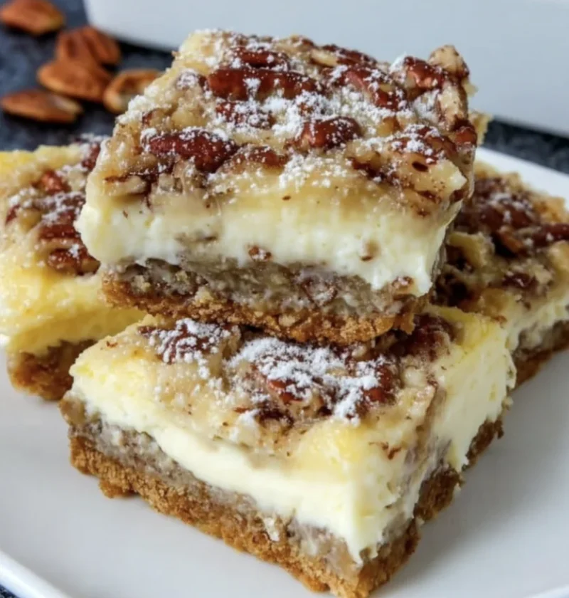 pecan cheesecake bars