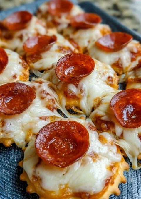 Pepperoni Pizza Crackers