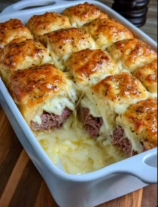 Reuben Crescent Bake with Cream Cheese