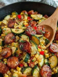 Sausage and Corn Skillet