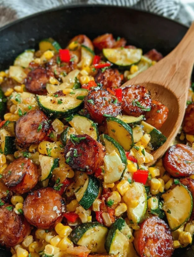 Sausage and Corn Skillet