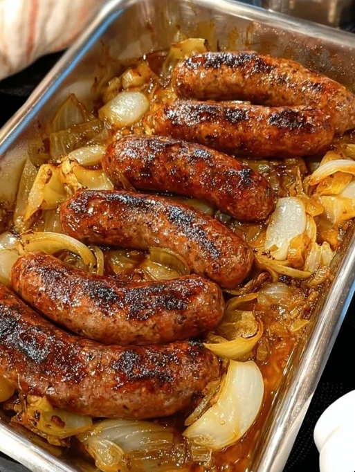Sausage and onions
