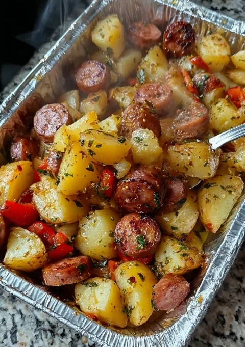 Sausage and Potato Bake