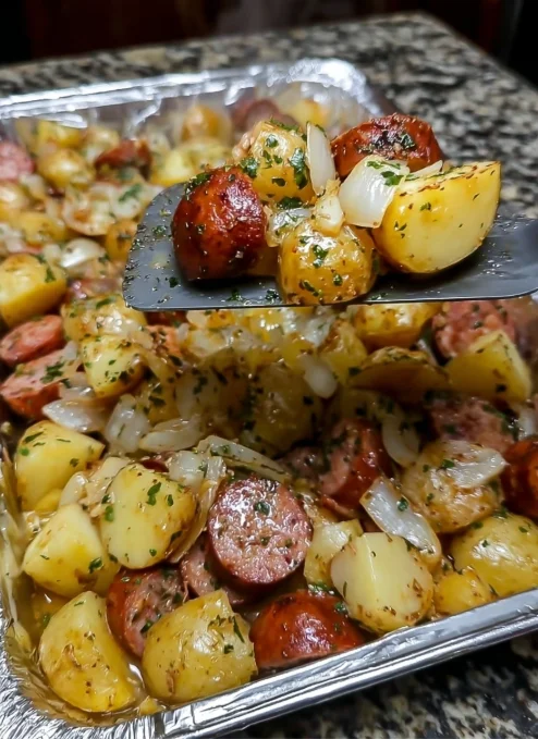 Sausage and Potatoes Bake