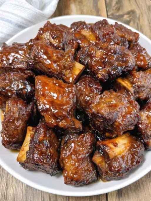 Slow Cooker 4-Ingredient Brown Sugar Pork Ribs