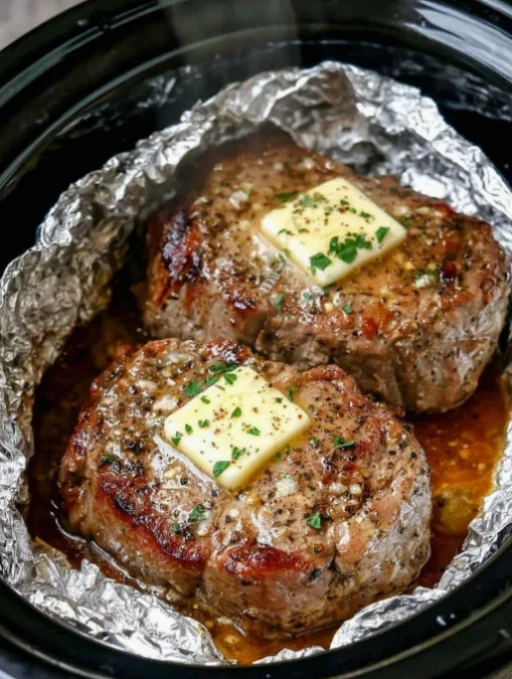 Slow Cooker 4-Ingredient Ranch Pork Chops