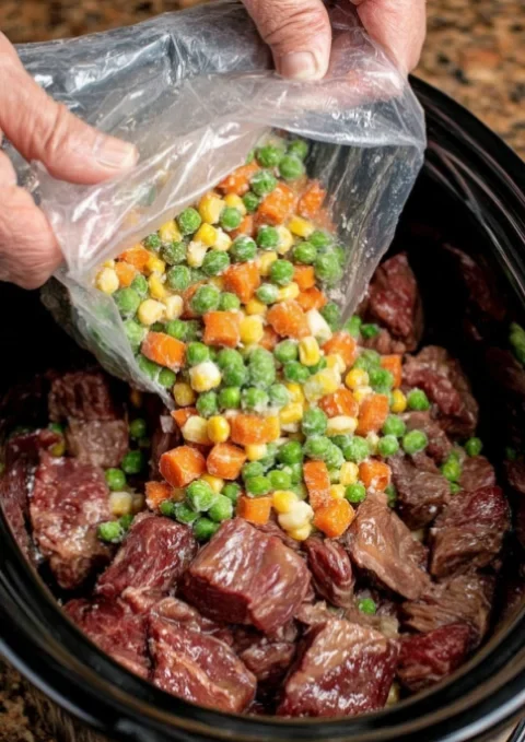 Slow Cooker Beef and Vegetables