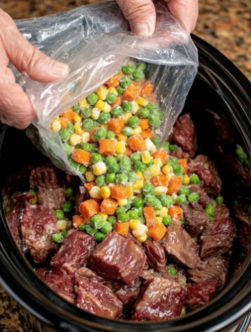Slow Cooker Beef and Vegetables
