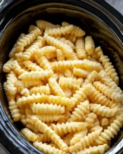 Slow Cooker Cheesy Picnic Potatoes