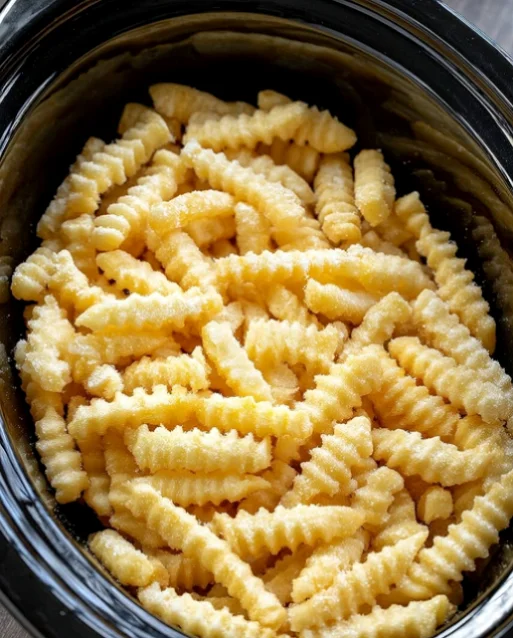 Slow Cooker Cheesy Picnic Potatoes