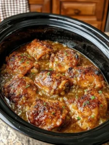 Slow Cooker Chicken with Gravy