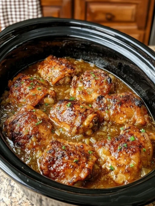 Slow Cooker Chicken with Gravy
