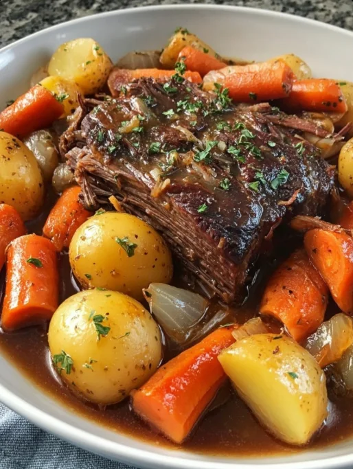 Slow Cooker Chuck Roast with Vegetables