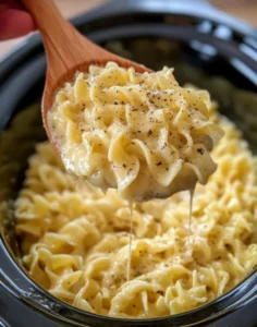 Slow Cooker Depression Era Lard and Noodles