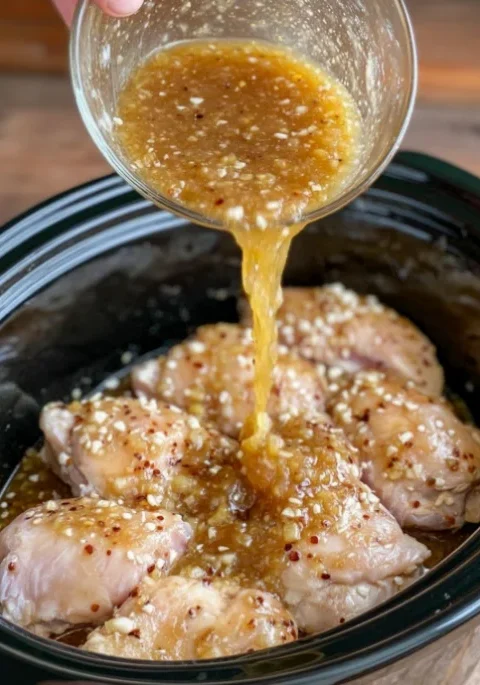 Slow Cooker Honey Garlic Chicken
